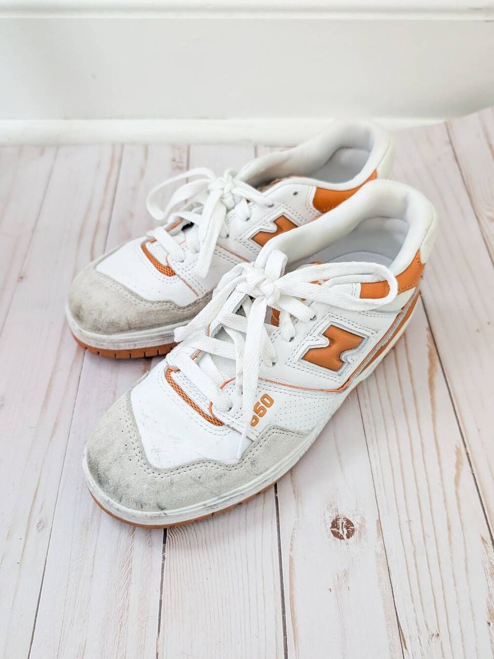 New Balance 500 Burnt Orange Sneakers